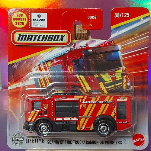 Matchbox scania fire truck - xt,