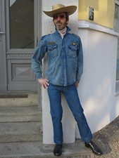 Levi Strauss & Co Jeans Nadelstreifen Hose blau 90s TRUE VINTAGE blue jeans 90er