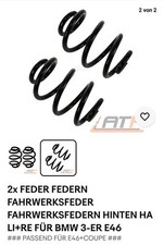 bmw e46 federn hinten