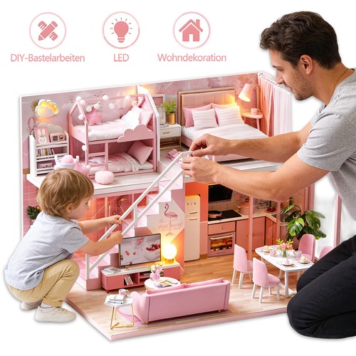 Miniatur puppenhaus kit holz - miniatur,