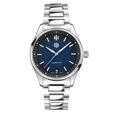 DUG Glashütte Purist 2 blau mit 2 Armbändern P2DB-ES