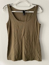 Basic Damen Top in Olivgrün
