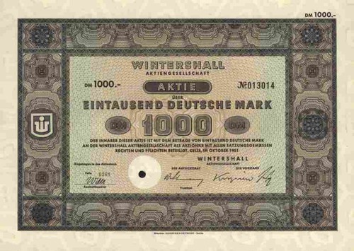 Wintershall celle 1951 - wintershall,