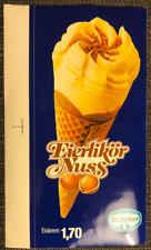 Aufkleber Dr. Oetker Eiskrem - Eierlikör Nuss - aus den 90ern (K)