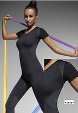 Sport Shirt Top T-Shirt Radler Jogging Yoga Fitness Stretch Sportshirt Electra