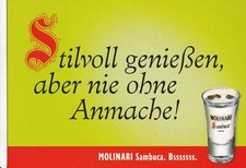 AK - (D) - Molinari - Sambuca - Bssssss. - Reklame - Top Zustand