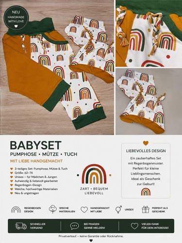 Handgemachtes babyset - 🌈,