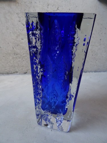 Ingrid glas vase blau - glas,