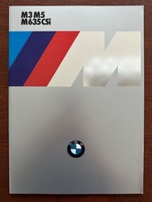 Prospekt / brochure BMW M3 E30 - M5 E28 - M635 CSi E24 MY 1985