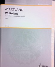 Wolf-Gang: Six Mozart opera arias arranged by Steve Martland - Bläseroktett. Edi