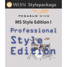 WERSI Pegasus Wing MS Styles 1, Professionelles Stylepaket, Orgel Software