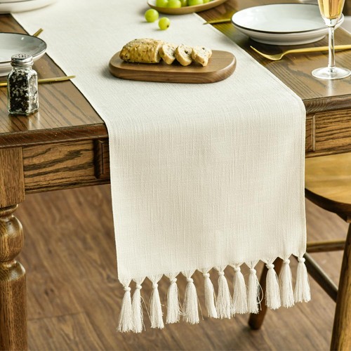 Tischläufer beige - tischläufer,