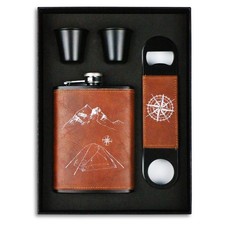 Flachmann Set für Herren 9oz