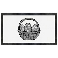Futtermatte für Haustiere "Ostereier im Korb" (PM00027819)