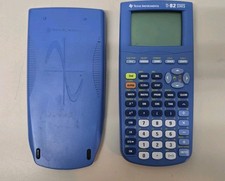 TI 82 Stats Taschenrechner Texas Instruments Schule Studium blau BK5