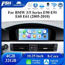 8.8'' Android14 Autoradio CarPlay Für BMW E60 E61 E64 E90 E91 E93 CCC CIC 8 Core