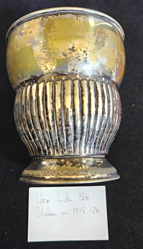 Vase silber 800 - 800, punziert