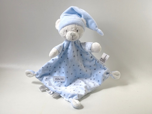 Nicotoy teddy bär blau mit - teddy,