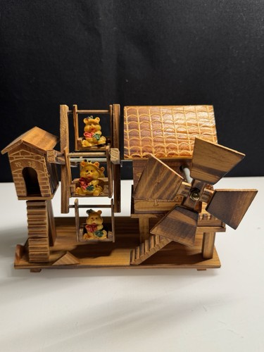 Spieluhr holz bären - spieluhr,