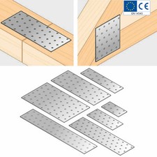 Flachverbinder Lochplatten Holzverbinder Lochbleche Nagelplatten Stahl Verzinkt