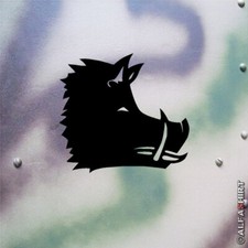 Aufkleber/Sticker Wildschwein