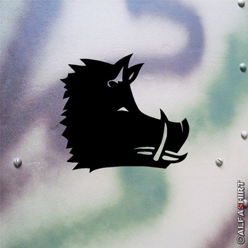 Aufkleber sticker wildschwein - aufkleber/sticker,