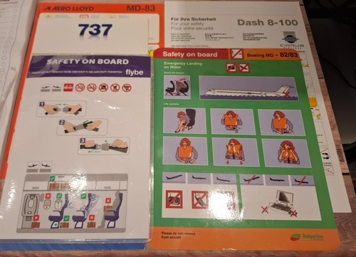 Safety cards aero lloyd - cards,