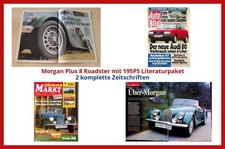 Morgan Plus 8 Roadster mit 195PS Literaturpaket - 2 komplette Zeitschriften