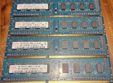 4GB (4x1 GB) Hynix RAM 1Rx8