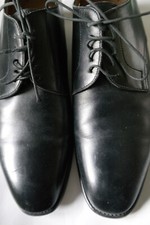 Herrenschuhe Lendvay & Schwarcz, schwarz, Budapester (offene Schnürung), 43