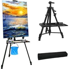 Staffelei 50-152cm Groß Atelierstaffelei aus Aluminium Leinwand Kunst Malstaffel