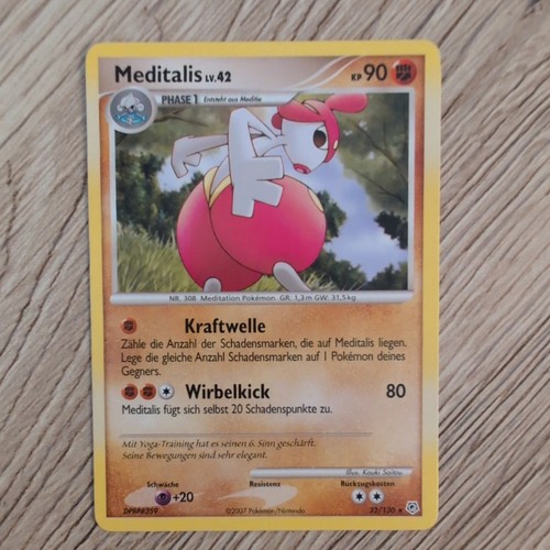 Pokémon karte meditalis 42 - karte,