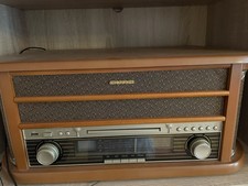 AUNA STEREO LAUTSPRECHER PLATTENSPIELER KASSETTE CD USB MP3 TUNER RADIO AUFNAHME