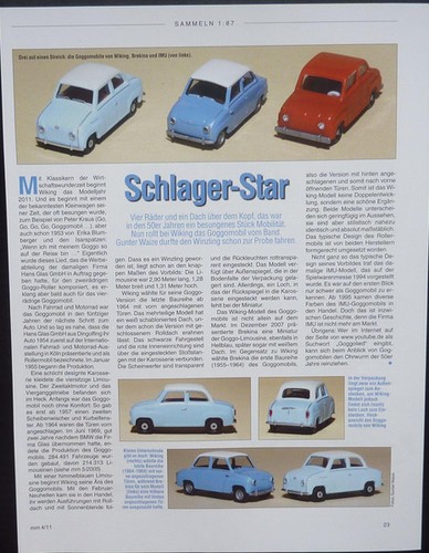 Glas goggomobil goggo modelle - goggo,