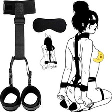 Bondage-BDSM-Bondage-Kits--Paar-Bindung-Peitsche--Stecker-Handschellen-