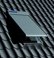 VELUX Solar-Außenrolladen SSL 0000S Aluminium dunkelgrau