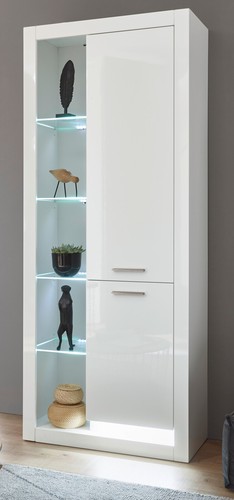 Vitrinenschrank weiß