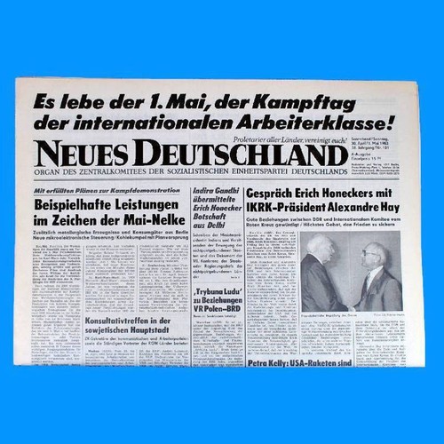 Ddr neues deutschland juni - ddr,