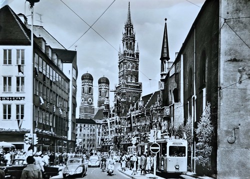 München marienplatz - ak,