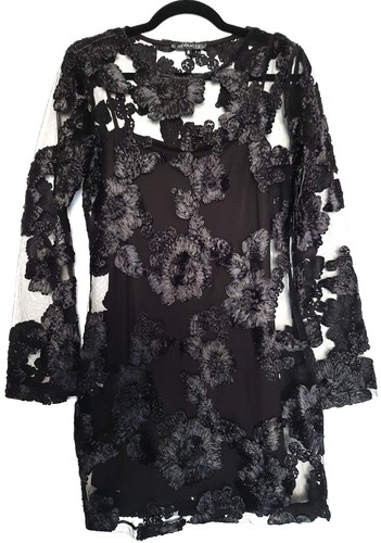 Abendkleid schwarz m - schwarz, gr.