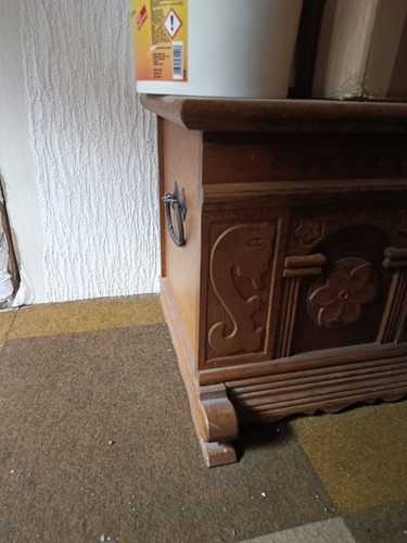 Kleine antike holz truhe mit - kleine,