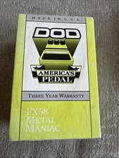 DOD Digitech FX58 Metal Maniac