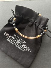Ernstes Design Armband Onyx/Edelstahl Rosé Edelstahlschmuck A255