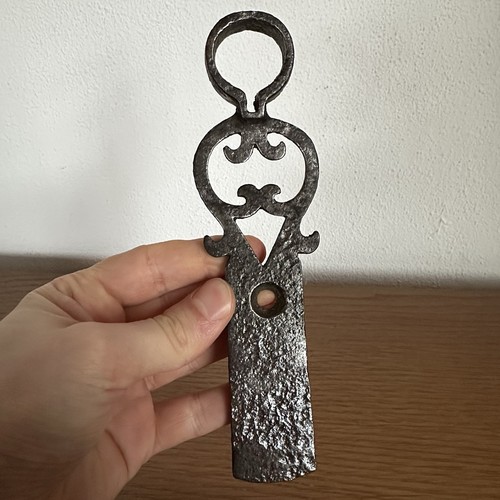 Antiker schmiedeeisen beschlag - schmiedeeisen,