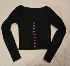 Langarm Croptop, Gr. S von New Yorker