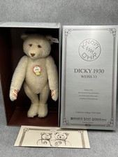 STEIFF Teddybär Dicky Bär, weiß  Replica 1930  Limitiert  407574  OVP