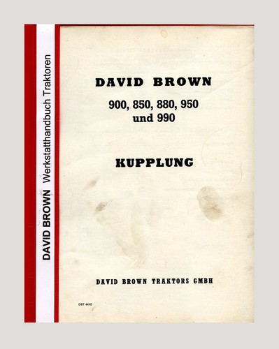David brown 900 - 900, 850