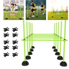 Sprungstangen-Set Multi Purpose Training Hurdle Set mit 15 Stangen 10 Standfüße