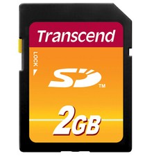 2GB SD Speicherkarte Transcend