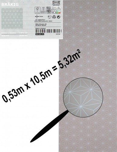 Ikea bråkig tapete rosa - ikea,